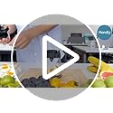 Hendiy Fruit Slicer Cup, Strawberry Slicer Grape Cutter Cup with Stainless Steel Blades, Egg Slicer Kitchen Gadgets Speed Cutters for Banana Grape Egg