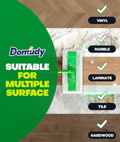 60 Count Heavy Duty Dry Sweeping Cloths Refills for Swiffer Sweeper Mop, Deep Clean Sweeper Pet Mop Pads for Multi Surface Floor Mopping & Cleaning, Disposable Dry Pad Refills Floor Duster, Unscented