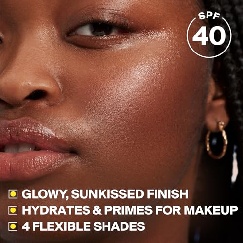 Supergoop! Glowscreen SPF 40 - Glowy r + Broad Spectrum Tinted Sunscreen - Helps Filter Blue Light - Hydration - Hyaluronic Acid & Vitamin B6
