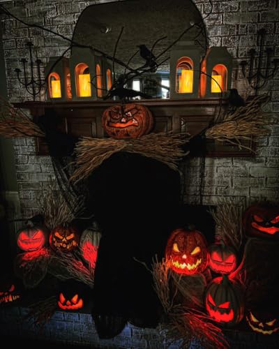 Hompavo Flame Lights with Remote, Timer, 4-Mode Rechargeable