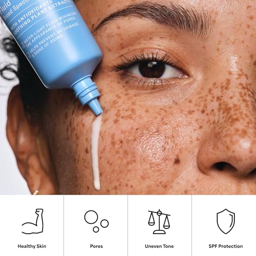 Paula's Choice RESIST Daily Hydrating Fluid Face Moisturizer with SPF 50 Sunscreen, Face Sunscreen for Oily Skin, Chamomile & Vitamin E, UVA/UVB Protection, Fragrance-Free, TSA Friendly