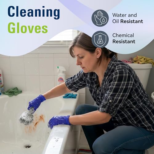 SWIFTLITE Disposable Nitrile Gloves, Food Safe, Latex-Free Powder-Free, Kitchen Rubber Gloves for Cooking and Cleaning