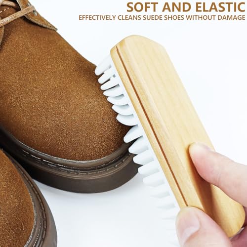 3Pcs Suede Shoe Brush and Eraser Suede Nubuck Cleaning Brush for Shoes