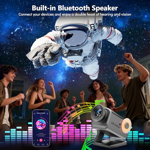 Rossetta 3D Projector with 60 Scenes, Galaxy Star Projector for Room Decor