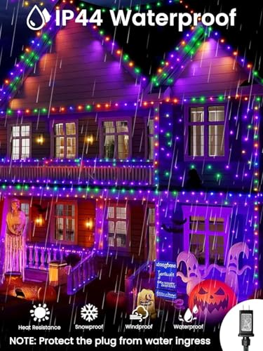 240LED Smart Color Changing String Lights 92FT Halloween Lights App Remote