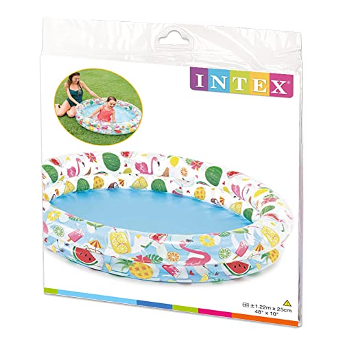 Intex Inflatable Stars Kiddie 2 Ring Circles Swimming Pool (48" X 10") Assorted Styles