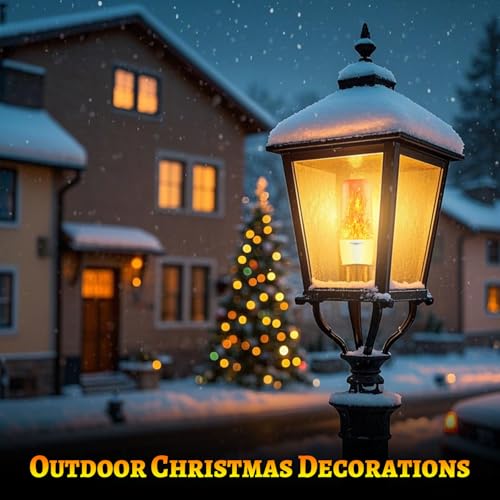 HoogaLife Flame Light Bulbs, Warm Flickering Light Bulbs Effect of Real Fire, E26 Flame Light Bulb for Christmas, Halloween, Party Patio Porch Home