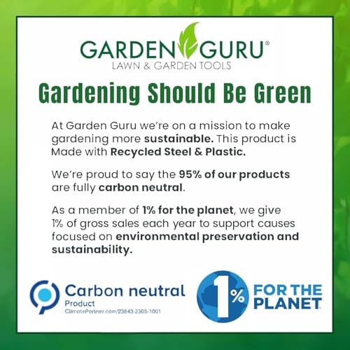 Garden Guru Patio Crack Weeder Tool with Ergonomic Handle – Stainless Steel Weed Puller for Patio Sidewalk Driveway Cracks | Rust Resistant