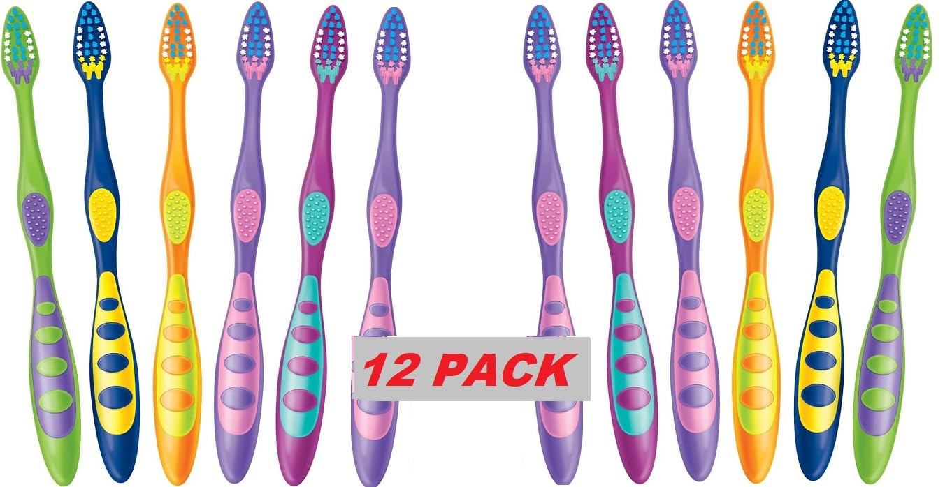 Kids Toothbrush Soft Bristles 1-Count (Pack of 12)