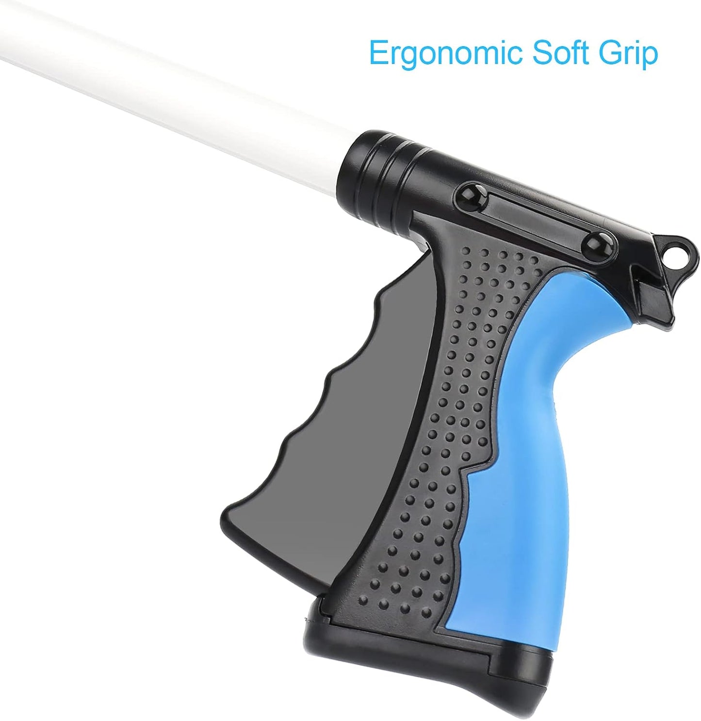 Grabber Reacher Tool, 32" Grabbers for Elderly, Lightweight Extra Long Handy Trash Claw Grabber, Mobility Aid Reaching Assist Tool for Trash Pick Up, Nabber, Litter Picker, Arm Extension (Blue)