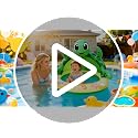 Baby Pool Toddler Sprinkler Water Play Mat, Turtle Baby Pool Float Sprinkler for Kids- Inflatable Kiddie Pool with Canopy Outdoor Water Toys for Summer Play Center Backyard Water Activity Games