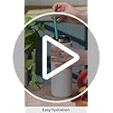 Owala FreeSip Insulated Stainless Steel Water Bottle with Straw, BPA-Free Sports Water Bottle, Great for Travel, 24 Oz, Shy Marshmallow