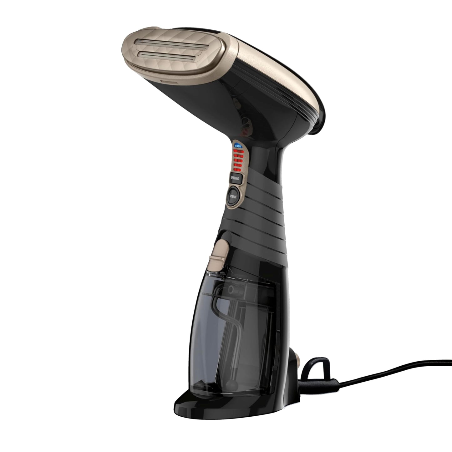 Conair Handheld Garment Steamer for Clothes, Turbo ExtremeSteam 1875W Fabric Steamer, Portable Handheld Design, Strong Penetrating Steam, Exclusive, Black