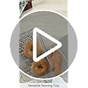 Godinger Dublin Serving Tray, Serving Platter, for Appetizers, Desserts, Snacks & Fruit - 16" x 10.5"