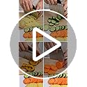 JAYVAR Large Crinkle Cutter French Fry Cutter, Large Crinkle Potato Slicer Wavy Chopper, Stainless Steel Wavy Slicer Crinkle Cutting Chopping Tools with Handle for Carrot Vegetable