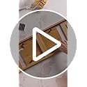 Premium Bamboo Bathtub Tray Caddy - Bath Tub Tray Table for Bathtub - Bath Caddy Tray for Bathtub, Expandable Size, Fits Most Bath Tubs
