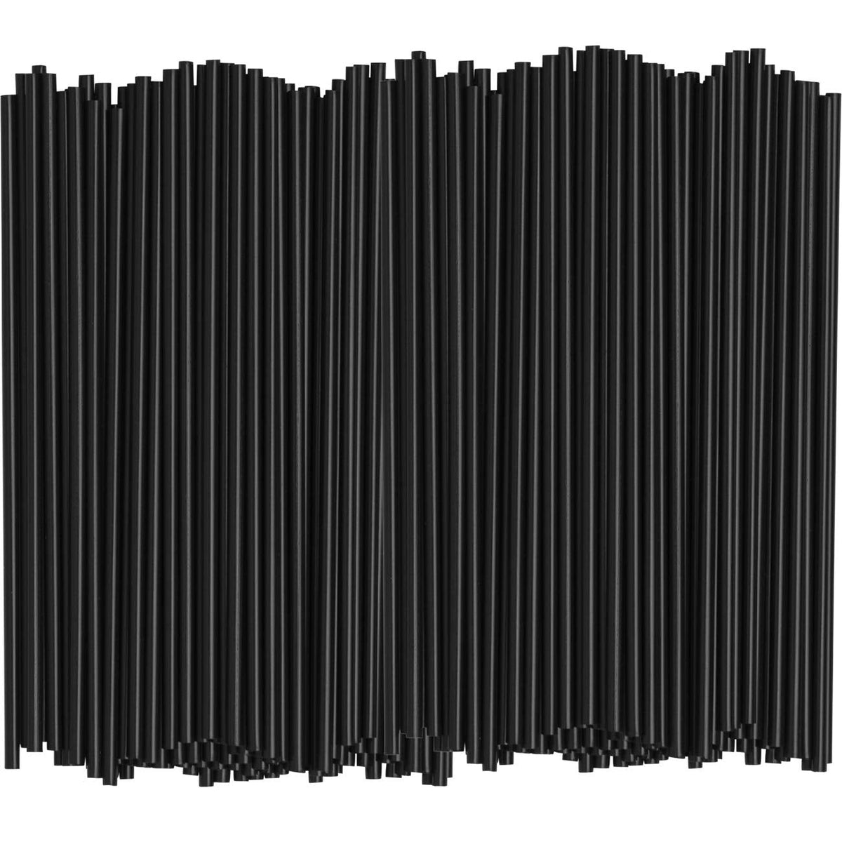 Comfy Package 1000 Count 5 Inch Coffee & Cocktail Stirrers/Straws Disposable Plastic Sip Stir Swizzle Sticks - Black