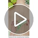 simplehuman Code Z 30 Count Compostable Custom Fit Liners, Certified Compostable Trash Bags for Compost Caddy, Plant-Based PVOH Plastic, Backyard or Commercial Composting, 4 Liter / 1 Gallon