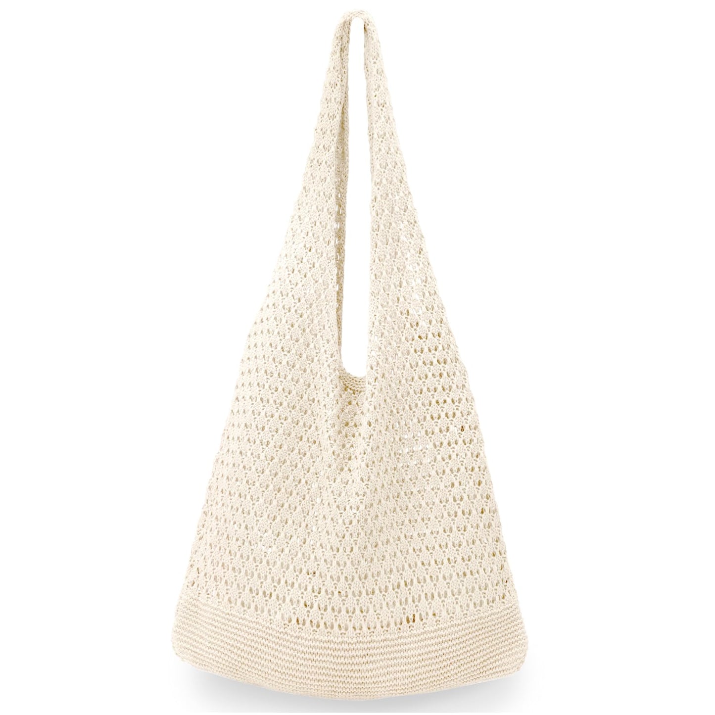 hatisan Crochet Bags for Women - Summer Beach Tote, Aesthetic Hippie Knit Bag