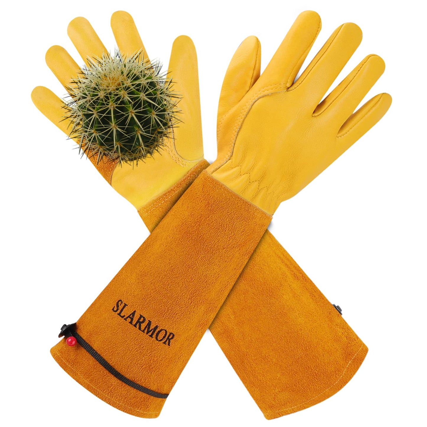 Long Gardening-Gloves Women/Men-Thorn proof Rose Pruning Heavy Duty Gauntlet, Best Garden Gifts for Gardener-L