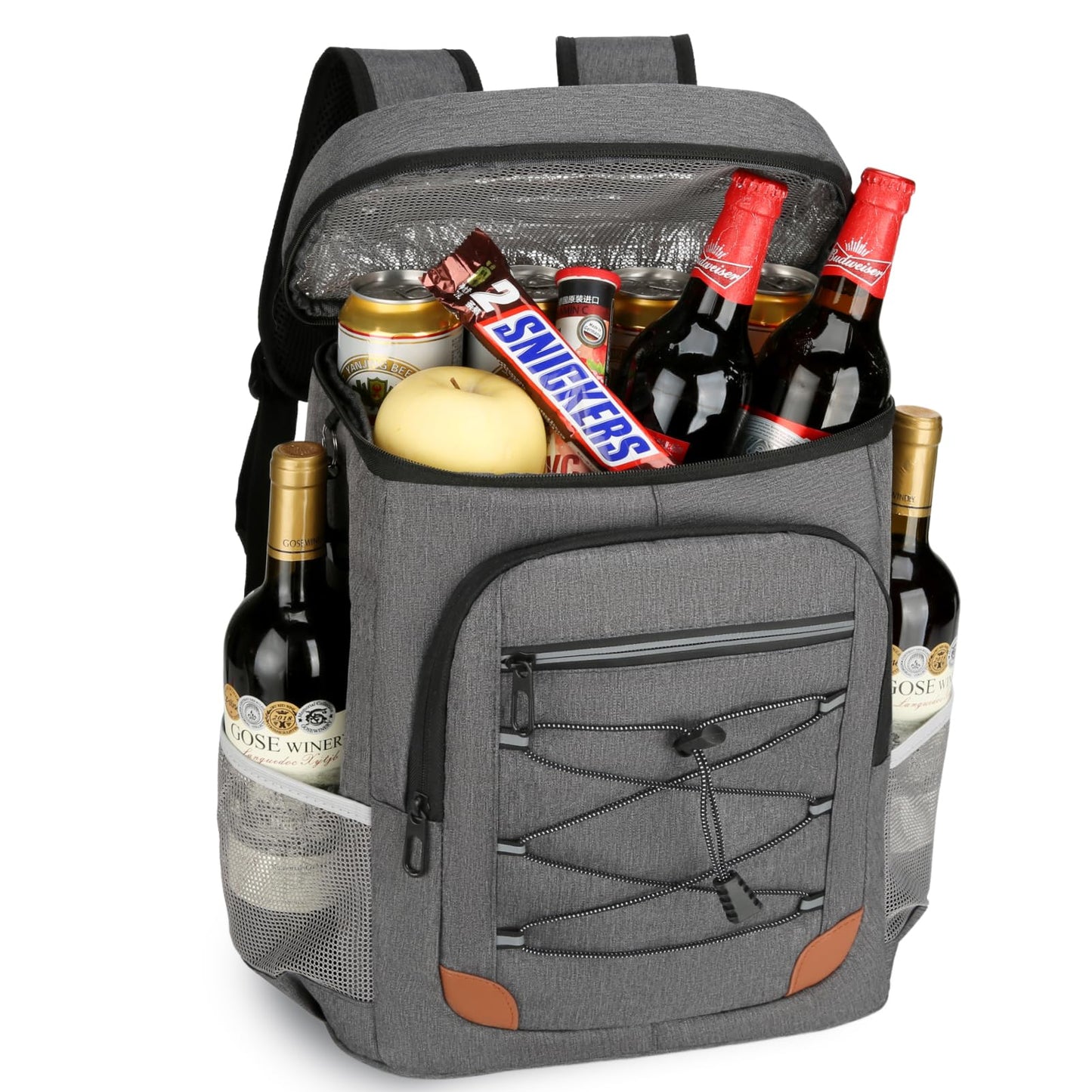 Backpack Cooler Insulated Leak Proof, Lightweight Soft Sided Cooler Backpack for Men Women, Waterproof Beach Cooler Bag Lunch Backpack for Camping Hiking Picnic Fishing Travel Outdoor