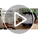 Chefman Electric Kettle, 1.8L 1500W, Hot Water Boiler, Removable Lid for Easy Cleaning, Auto Shut Off, Boil-Dry Protection, Stainless Steel Filter, BPA Free, Borosilicate Glass Electric Tea Kettle