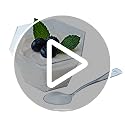 Oasis Creations Hexagonal Mini Bowl-Lids & Spoons Included- 3.3 ounce -40 Count -Clear Plastic - Six Sided - Flower Cup-Dessert Cup- Serving -Snack Bowl-Disposable or Reusable