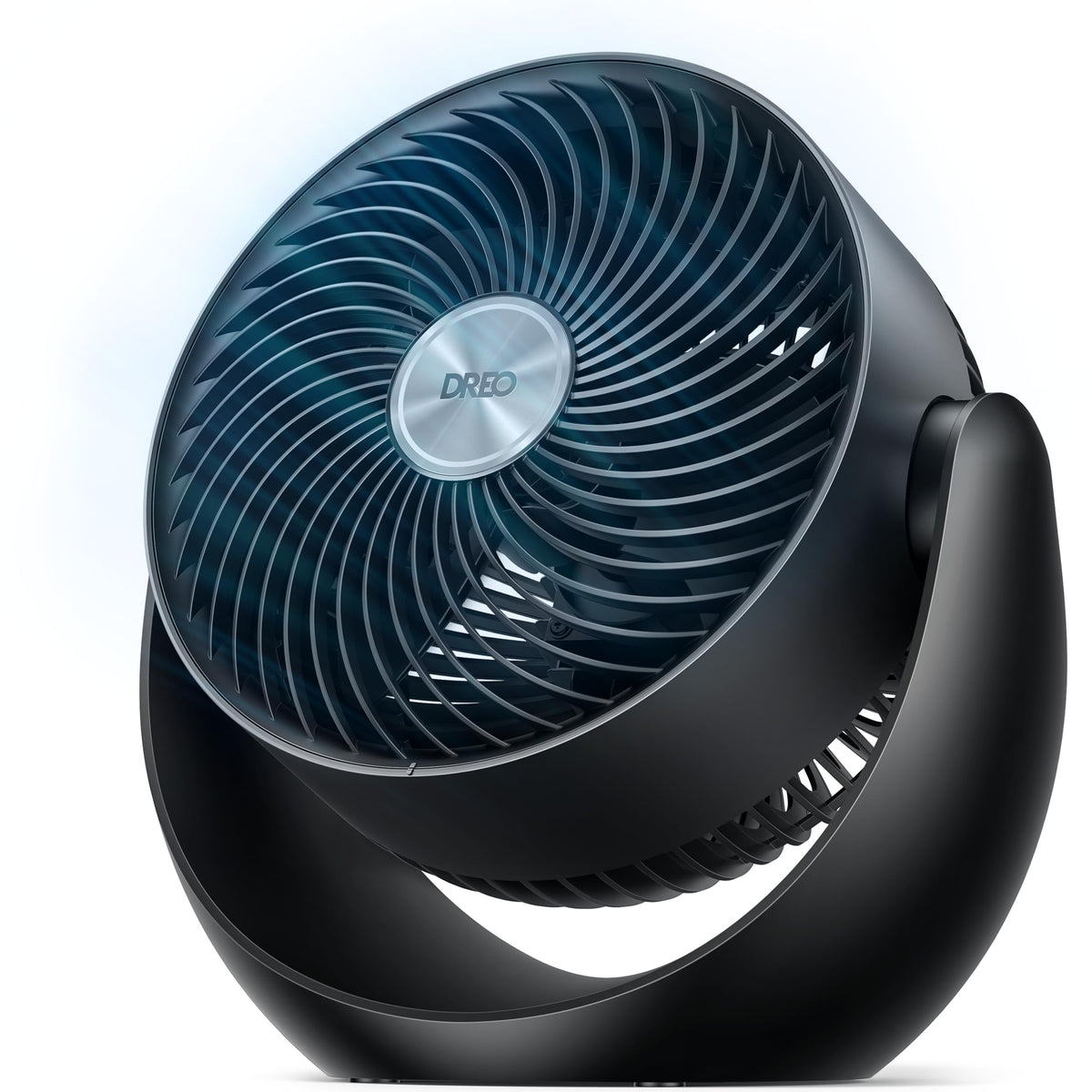 DREO Fan for Bedroom, Table Air Circulator for Whole Room, 11 Inch, 60ft Strong Airflow, 120ยฐ adjustable tilt, 20db Low Noise, Quiet, 3 Speeds, Desk Fan for Home,Office, Kitchen