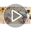 Hot Glue Gun Kit with 30 Sticks, 20W Fast Preheating Mini Hot Glue Gun and Sticks Set for School Crafts DIY Arts and Quick Home Repairs, White