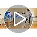 Microfiber Mops for Hardwood Floor Cleaning - BPAWA Flat Floor Mop with 4 Washable Pads for Laminate Wood Tile Vinyl Home Kitchen Bathroom - 59" Adjustable Handle