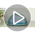 Beach Tent Toddlers Pool Tents Pop Up Portable Toys Sun shelter UV Protection Shade for Infant with Carry Bag (Blue)