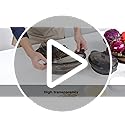 Microwave Steamer Cooker Collapsible Bowl Silicone Baked Potato Cookware with Handle Lid for Vegetables Fish Prep Meal Food with Removable Rack BPA Free Easy to Store Freezer Dishwasher Safe Black
