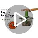 Brieftons Express Manual Food Chopper: Large 8.5-Cup, Hand Chopper Vegetable Cutter to Chop Veggies, Fruits, Herbs, Garlic Onion Chopper for Salsa, Salad, Pesto, Guacamole, Coleslaw, Indian Cooking