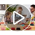 Fruit Slicer Cup for Strawberry, Banana, Hard-Boiled Egg - Detachable Cutter with Push Plate - 304 Stainless Steel Blade - Rapid & Safe Slicing Kitchen Gadget for Quick Meal Prep (Black)