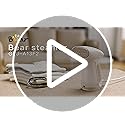 Bear Steamer for Clothes, Handheld Clothes Steamer,1300W Strong Power Garment Steamer with 230ml Tank,Fast Heat-up, Auto-Off, Steam Iron Fabric Wrinkle Remover with Brush for Home and Travel