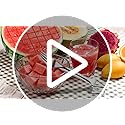 Watermelon Fork Slicer Cutter, 2-in-1 Stainless Steel Watermelon Slicer & Fruit Fork, Summer Kitchen Gadget for BBQ Parties, Camping & RV Adventures