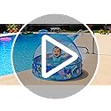Baby Pool with Canopy Foldable Kiddie Pool with Sun Shade Pools for Toddlers Baby Beach Essentials Pop Up Tent Swimming Wading Pools Portable Summer Water Play for Indoor Outdoor Beach Backyards
