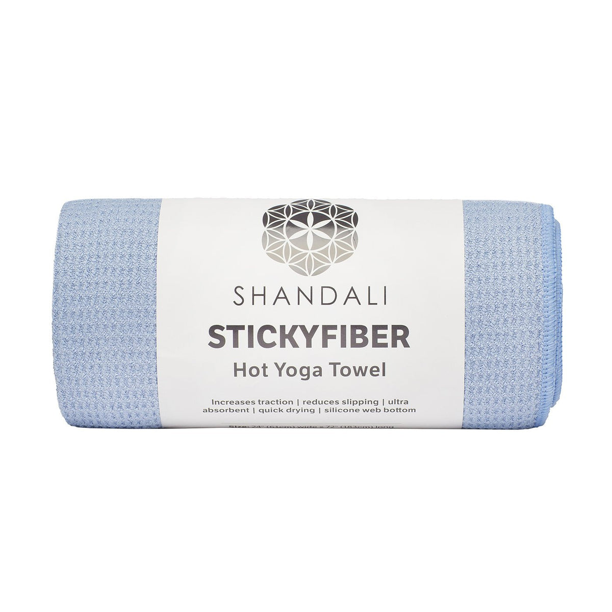 Shandali Hot Yoga Towel - Mat-Sized Microfiber