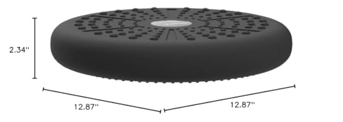 Tumaz Wobble Cushion - Wiggle Seat to Improve Sitting Posture & Stay Focused for Sensory Kids, Balance Disc to Core Strength & Flexible Seating [Extra Thick Balance Board, Pump Included Wobble Board]