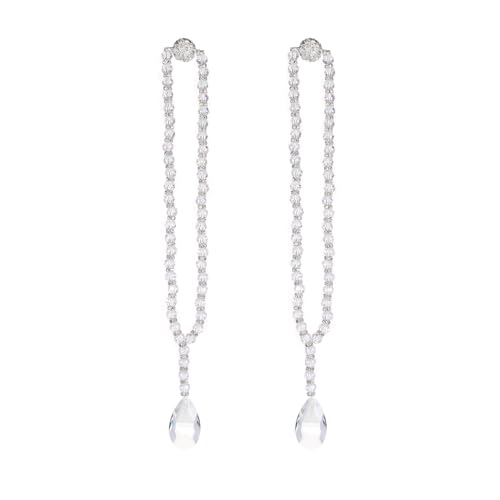 SUQ I OME 1 Pair of Luxury Crystal Beaded Magnetic Curtain Tieback and Holdback Curtain Clips Curtain Buckle Curtain Holder Blingbling Curtain Holdbacks for Drapes,Crystal