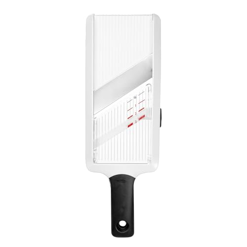 OXO Good Grips Handheld Mandoline Slicer for Kitchen, Adjustable Vegetable Slicer