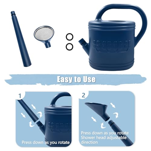 2 Gallon Watering Can, Outdoor Watering Can for Plants