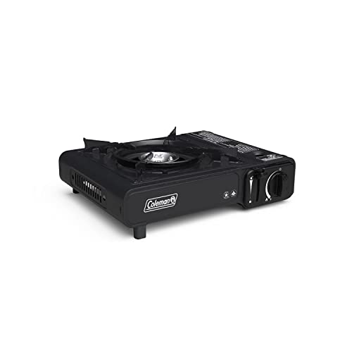 Coleman Classic 1-Burner Butane Stove, Portable Camping Cooktop with Carry Case & InstaStart Ignition, Adjustable Burner with 7650 BTUs of Power