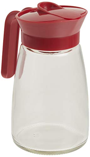 GoodCook Everyday 12 oz. Syrup Dispenser – Easy Pour Spout Waffle & Pancake Syrup Dispenser Container, Glass Syrup Bottle for Maple Syrup, Honey, Barbecue Sauce