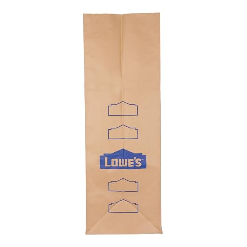 Lowe's 30 Gallon Heavy Duty Brown Paper Lawn and Refuse Bags for Home and Garden (10 Count), Large (LOWESLL)