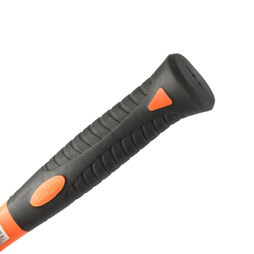 Edward Tools Rubber Mallet Hammer 16 oz - Durable Eco-friendly Rubber Hammer Head for Camping, Flooring, Tent Stakes, Woodworking, Soft Blow Tasks without Damage - Ergonomic Grip Handle