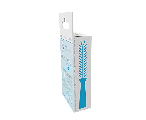 Kiinde Twist Pouch 2-Piece Baby Bottle Nipple Brush Set for All Brands/Parts