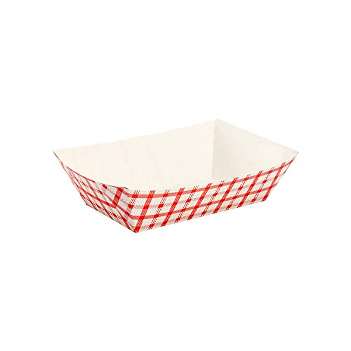 Karat Paper Food Trays Disposable [3 LB - 500 ct] Sturdy Food Boats, Leak Resistant | Ideal for Snacks, Nachos and Finger Foods