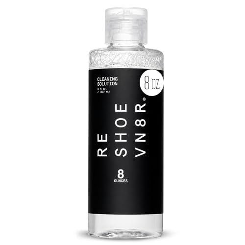 RESHOEVN8R Shoe Cleaning Solution - Sneaker Cleaner & Shoe Care for Canvas, Leather, Mesh, Suede, White, & Nubuck Shoes