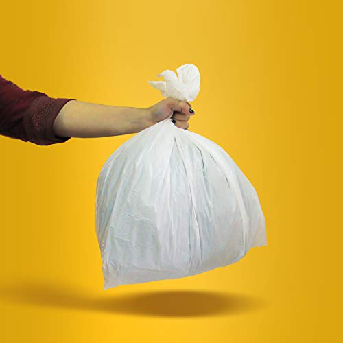 Commercial 18 Gallon Compactor Bags with Drawstring, 2 Mil, 50 Count